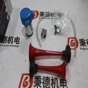 Bocina Neumática Doble de Plástico Original Marco <span class=keywords><strong>A2</strong></span>/R, Kit Completo 12V/24V 117dB, Doble Tono, Homologada ECE R28 - Product Image 3