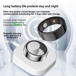 Anello Intelligente con 18 Modalità Sportive, Monitoraggio Passi e Calorie, Controllo Gestuale, Impermeabile 5ATM, Cavo di Ricarica - Product Image 2