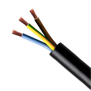 Câble gainé en caoutchouc flexible H07rn-F H05rn-F 2 câbles d'alimentation en caoutchouc à 3 noyaux et 4 noyaux