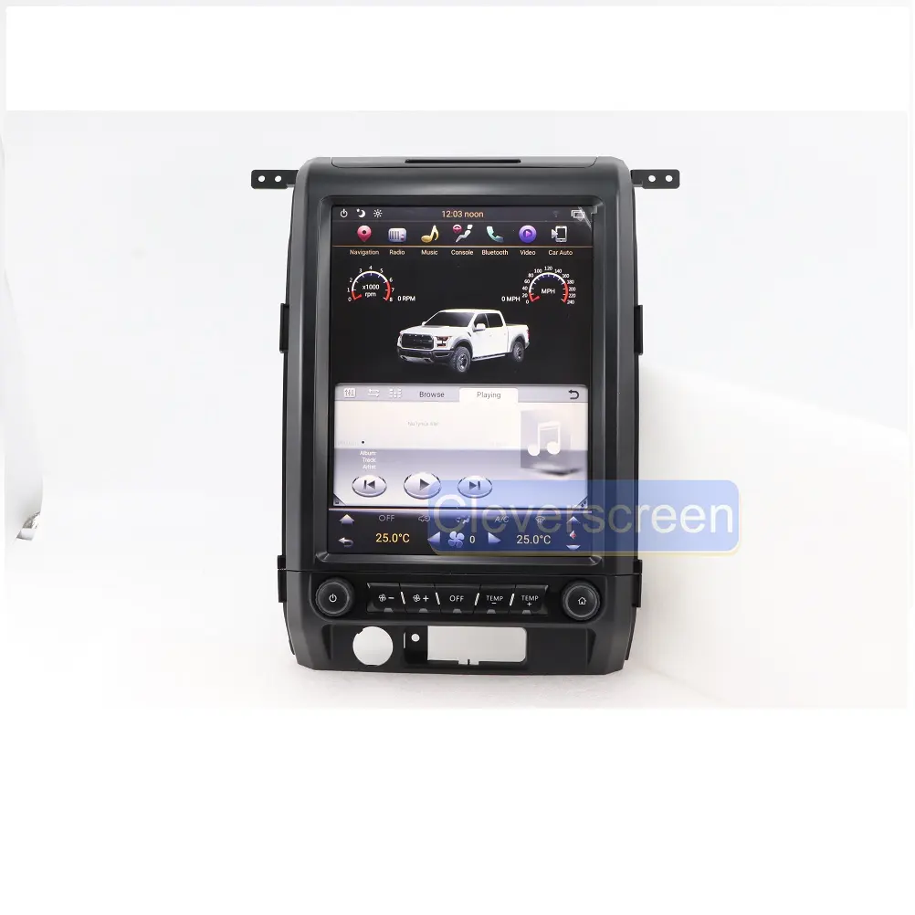 Radio con GPS para coche, Radio con navegación, multipunto, pantalla táctil Tesla, 6 núcleos, inalámbrica, alta distribución, 12,1 pulgadas, para Ford F150, 2006-2012
