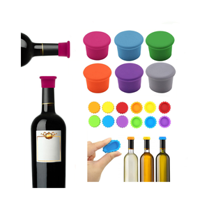 Tapones de silicona para vino: Tapones y tapas transfronterizos para conservar y almacenar botellas de vino - Product Image 1