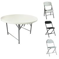 Table pliante en plastique pour pique-nique, hôtel, buffet en plein air, camping, maison, centre