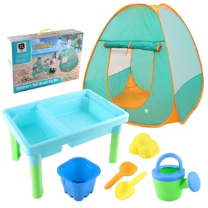 Giocattoli da <span class=keywords><strong>spiaggia</strong></span> e <span class=keywords><strong>sabbia</strong></span> giochi divertenti per <span class=keywords><strong>la</strong></span> casa acqua estate 13 pezzi tavolo di <span class=keywords><strong>sabbia</strong></span> Set tavolo da <span class=keywords><strong>spiaggia</strong></span> giocattoli di <span class=keywords><strong>sabbia</strong></span> <span class=keywords><strong>con</strong></span> tenda per bambini - Product Image 1