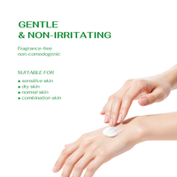 Lotion réparatrice hydratante anti-rougeurs personnalisée à marque privée, à base d'hyaluronate de sodium et de squalane