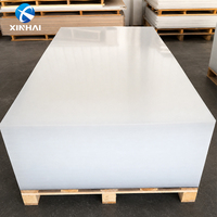 Plaque acrylique coulée transparente en MMA vierge Xinhai Distributor Supply 4ft x 8ft 1mm 2mm 3mm 10mm 25mm