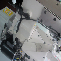 Machine à coudre industrielle OREN à point noué rapide, triple aiguille, plate, à coupe gauche, modèle RN9300-1