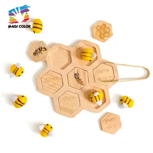 Juguete del alfabeto del tablero del ciclo de vida de la abeja de la educación biológica para el bebé W12E187