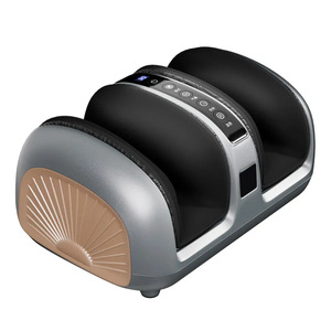 Masajeador de pies semicerrado con compresa caliente, presión de aire y amasamiento para piernas y pies, con control remoto enchufable. - Product Image 5