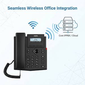Téléphone IP Wi-Fi 5G X301W double bande 2.4G/5G avec écran rétroéclairé, conférence 6 voies, compatible <span class=keywords><strong>casque</strong></span> EHS, téléphone VoIP SIP - Product Image 3