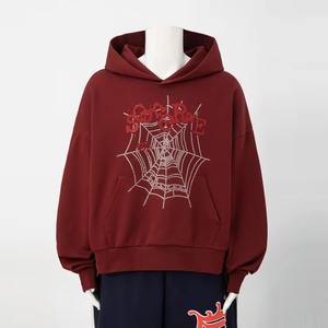 Sudaderas Personalizadas para Hombre, 100% Algodón, Peso Pesado, Calidad de Lujo, Impresión Puff, Sudaderas Holgadas de Estilo Urbano para Hombre - Product Image 1