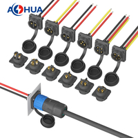 35A 2 + 3 Signal d'alimentation EV Tricycle chargeur connecteur K25 assemblage mâle et femelle monté sur panneau LED connecteur IP68/CE certificat