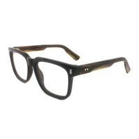 Nouvelles lunettes de vue pour hommes, mode de luxe en gros, rectangulaires, motif géométrique vintage, montures de créateur en acétate de haute qualité