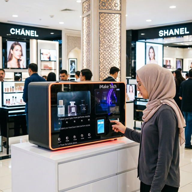 10.1 Inch Touch Screen Perfume Vending Machine with Cashless Payment System for Shopping Mall Self Service Dispenser