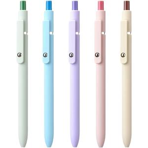 Sıcak satış Zanshi navigasyon Morandi renk eylem nötr kalem hızlı kurutma 5-Pack ofis tükenmez kalem seti - Product Image 2