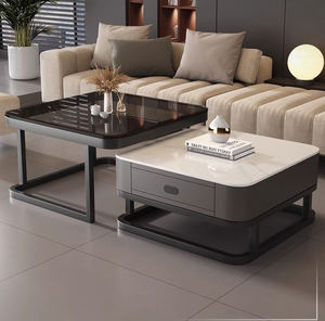 Tavolino da Caffè Bianco Contemporaneo per <span class=keywords><strong>Arredamento</strong></span> Interno Soggiorno, Vendita all'Ingrosso - Product Image 6