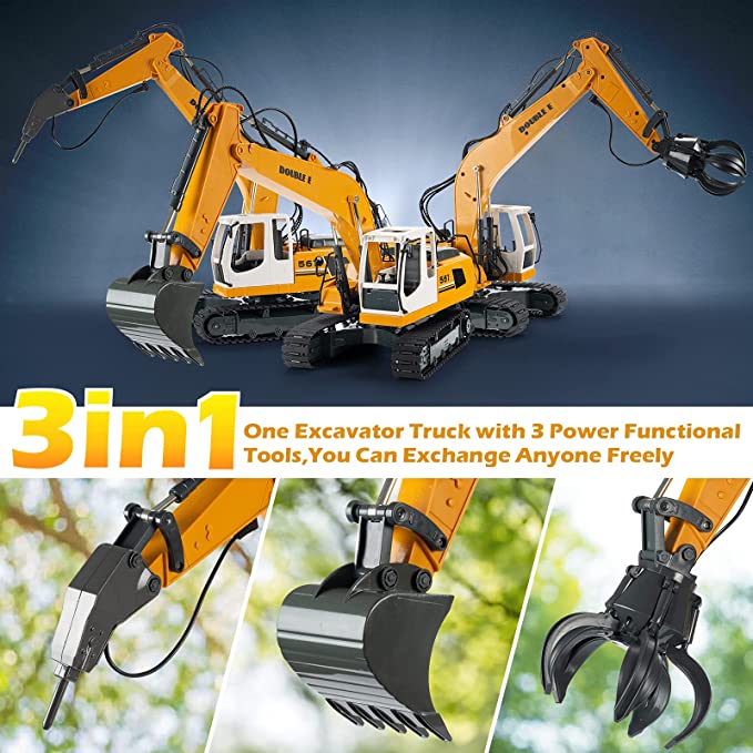 Double E E561-003 RC Truck Excavator - 1:16 Scale Fun