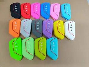 Factory Price Durable Rubber Remote Car Key Protector Key Fob Case Silicone Key Cover For Golf 8 MK 8 ID.3 ID.4 2020 Octavia