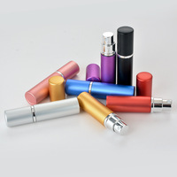 Voyage taille portable 5ml bouteille de parfum en aluminium rechargeable 20ml 10ml décanter bouteille distributeur de parfum