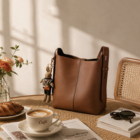 Sac fourre-tout grand format en cuir véritable tressé Intrecciato, vert kaki, avec foulard en soie, pour femme, idéal au quotidien