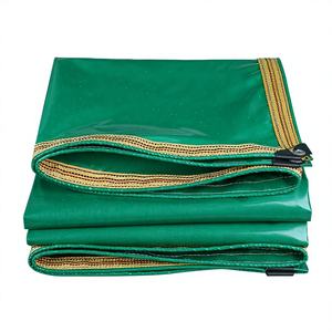 Bâche de camion en polyester enduit vert, épaisse et imperméable, bâche de protection pour le transport de marchandises, toile d'ombrage, bâche de pergola de jardin, tente de camping - Product Image 1