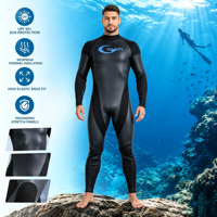 Combinaison de plongée semi-sec en néoprène thermique 5 mm à manches longues, une pièce, pour la plongée sous-marine, le snorkeling et la natation, vente en gros en usine