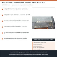 Modules de processeur de signal numérique multifonction série B&R X20DS avec encodeur SSI, compteur et marquage de temps NetTime