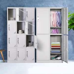 Casier de rangement en acier à 6 portes, armoire métallique pour salle de sport - Product Image 2