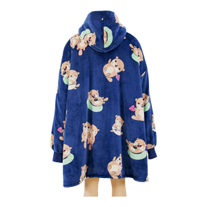 Vente en gros Fournisseur de vêtements Couverture chaude et portable Pull à capuche avec poches - Product Image 3