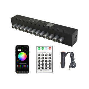 App-Controlled 9W 12-Hole RGBW Meteor Effect Light Kit - Product Image 1