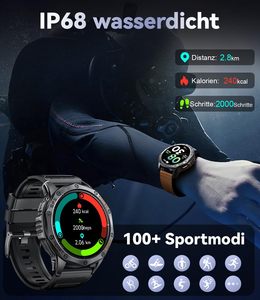 Reloj Inteligente EDS K67 con GPS, Pantalla AMOLED de 1.43 Pulgadas, Reloj Deportivo con Más de 170 Modos Deportivos, Brújula Deportiva, Barómetro, Linterna LED, 5 ATM - Product Image 5