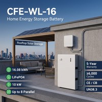 Batterie solaire LFP haute sécurité à cellules séparées CFE-WL-16 5KWH 10KWH 16KWH 51.2V 314Ah CAN, protection multiple, pour système de stockage d'énergie domestique (ESS) CE IP20