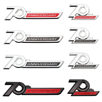 Emblema Posteriore 3D in Lega di Zinco per 70° Anniversario Auto, per Land Cruiser LC200/LC300/Prado/Roraima, Garanzia 1 Anno