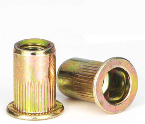 Round Head <b>Rivet</b> <b>Nut</b> 5.35mm Diameter Zinc Plated Carbon Steel Metric Threaded Insert - Product Image 2