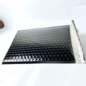 Bright Black Aluminized Film <strong>Bubble</strong> Bag Thickened <strong>Bubble</strong> Envelope Bag Logistics Packaging Express Bags - Product Image 2