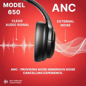 Audífonos Inalámbricos Kyptec 650 Anc con Cancelación Activa de Ruido Diseñados para una Reducción de Ruido Superior Crystal - Product Image 6