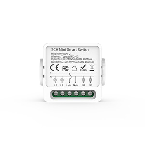 Relé inteligente de 4 canales, módulo de interruptor WiFi cuádruple, funciona con <span class=keywords><strong>Alexa</strong></span> y Google Home, no requiere concentrador, alta potencia - Product Image 5
