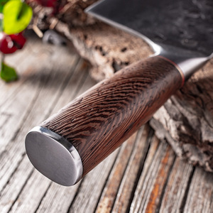 Cuchillo de Cocina Longquan con Patrón de Martillo, Forjado a Mano en Acero Inoxidable, Herramienta de Corte para Uso Doméstico, Inspirado en <span class=keywords><strong>la</strong></span> Antigua China - Product Image 6