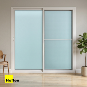 Puerta Corredera Doble Hoffen Pro 200x205, Blanca, de Fibra de Vidrio, Insonorizada, Impermeable, Aislamiento Térmico, Resistente al Viento, para Bodega, Hotel - Product Image 3