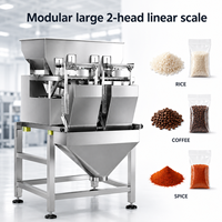 Machine d'emballage automatique à pesage linéaire pour céréales/sel/particules/graines/café/épices – Machine de conditionnement alimentaire