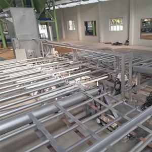 Automatische <span class=keywords><strong>Mini</strong></span>-Klein platten herstellungs maschine Gipskarton herstellungs anlage mit Pumpen-und SPS-Kern komponenten - Product Image 6