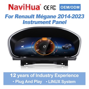 Navihua para Renault Megane 2014-2023, Actualización de Tablero LCD para Automóvil, Sistema Linux, Panel Digital para Automóvil, Velocímetro, Cabina Virtual - Product Image 1