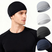Gorro de Punto Personalizado para Deportes al Aire Libre, Absorbente de Sudor, Cálido, Semicircular, para Esquí, Running, Gorro de Nylon para Adultos Unisex