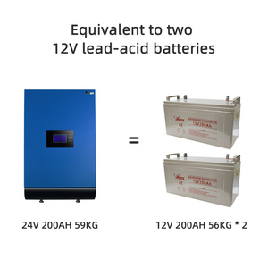 Anern comercial/<span class=keywords><strong>casa</strong></span> de batería solar 200ah 24v 12v - Product Image 2