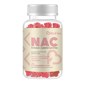 Suplemen Anti-penuaan Murni Grosir dalam Jumlah Besar 600mg NAC N-Asetil Sistein Gummies - Product Image 1