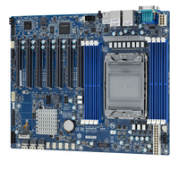 Carte mère serveur/poste de travail GIGABYTE MU72-SU0 monocanal pour processeur Intel Xeon de 3e génération, LGA4189, DDR4, 1 To de RAM, chipset Intel C621A