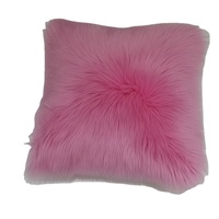 Chine fabricant prix fourrure canapé jeter taie d'oreiller 40 "x 40" cm fausse fourrure housse de coussin cas