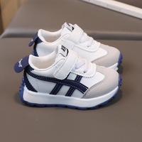 Nouvelles baskets d'automne pour enfants, style homme, en cuir artificiel, mocassins pour filles, chaussures de course pour tout-petits