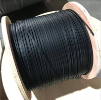 Kabel Patch Fiber Optik FTTH Outdoor 2 Core Plastik Teknik Bersertifikasi TLC FCC CE untuk Komunikasi Ambient