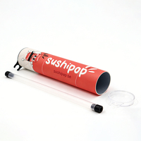 Contenants cylindriques biodégradables pour sushi, moules à pousser de qualité alimentaire avec service de taille personnalisée, emballage en tube à pousser pour sushi