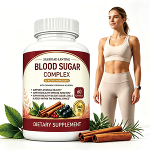 Capsules Complexe Glycémique : Complément Alimentaire Herbal avec Cannelle, Chrome et Mûrier pour le Bien-être Quotidien des Adultes - Product Image 1